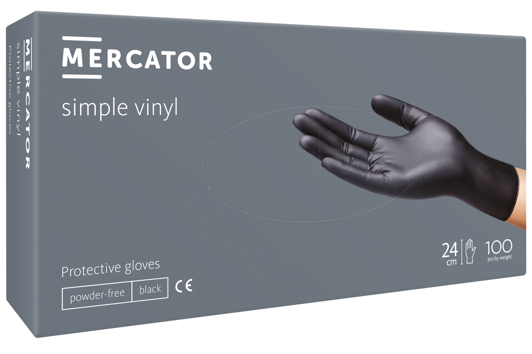 MERCATOR simple vinyl (black)  Mercator Medical – fabricant de